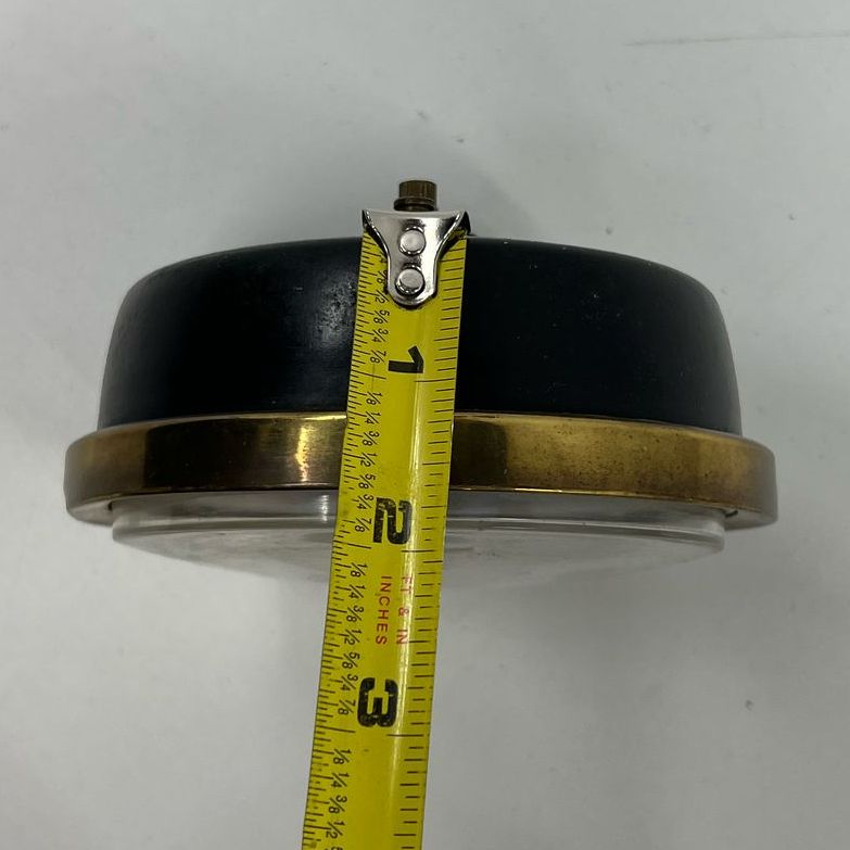 Vintage Collectible Westclox Big Ben Wind Up Table Desk Clock Black & Gold Tone