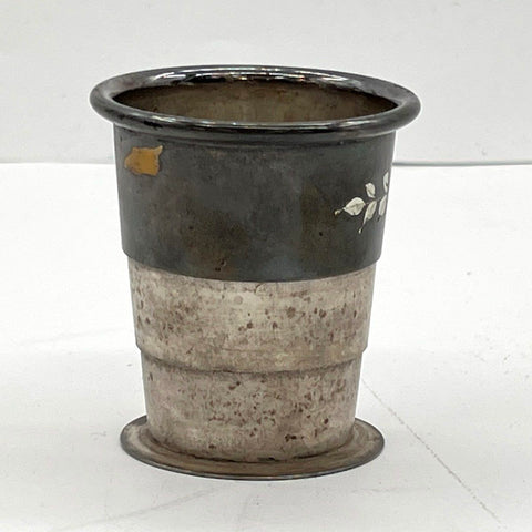 Van Bergh Quadruple Plate Collapsible Travel Cup Antique Rochester NY 752