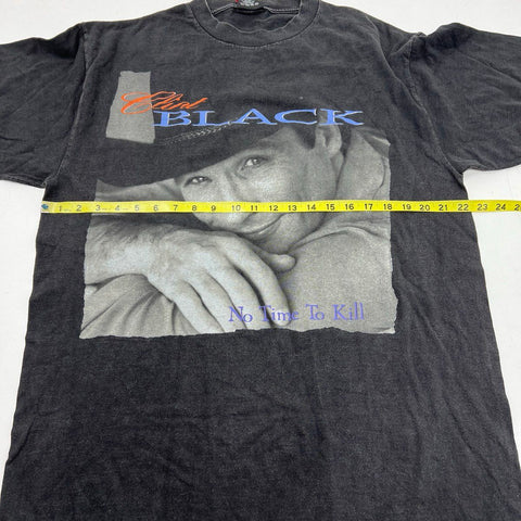 Vintage 1993 Clint Black No Time To Kill T-Shirt Single Stitch Giant Tultex XL