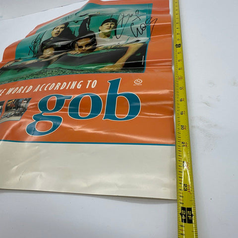 Gob Signed Band Poster The World According to Gob 2000 Original Punk Rock