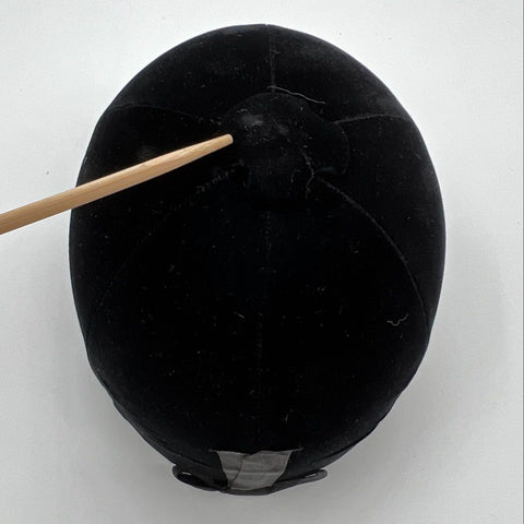 International Riding Helmets IRH Horse Riding Hat Hunt Cap Black Velvet 7 1/8