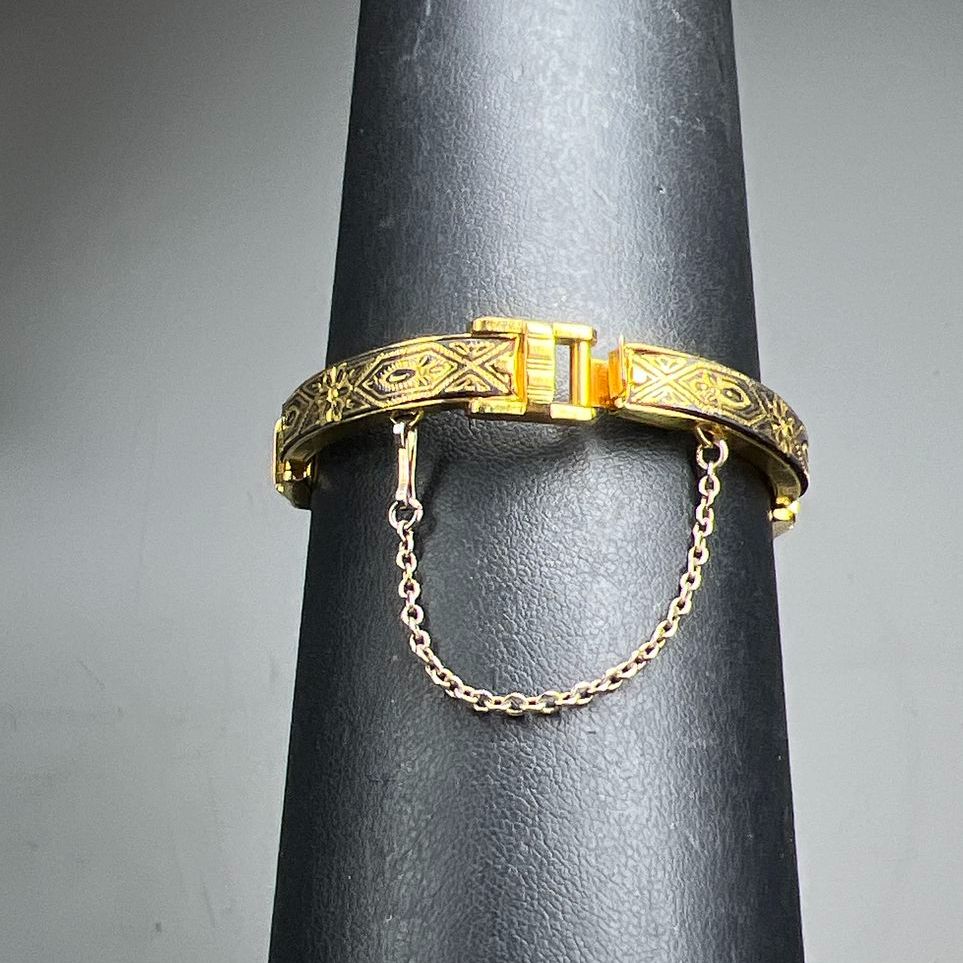 Gold Plated Damascene Bracelet 18g