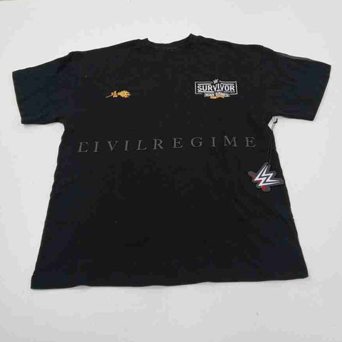 Civil Regime WWE Men's Black Survivor Series War Games 2025 Tour Shirt Sz M NWT