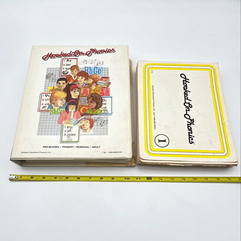 Vintage Hooked on Phonics Reading Program 8 Cassette Tapes & Booklets Untested