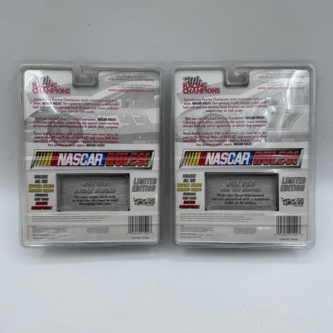 Racing Champions NASCAR Diecast Car Lot 4 Vehicles 1:64 Scale 2000-2001 MOC