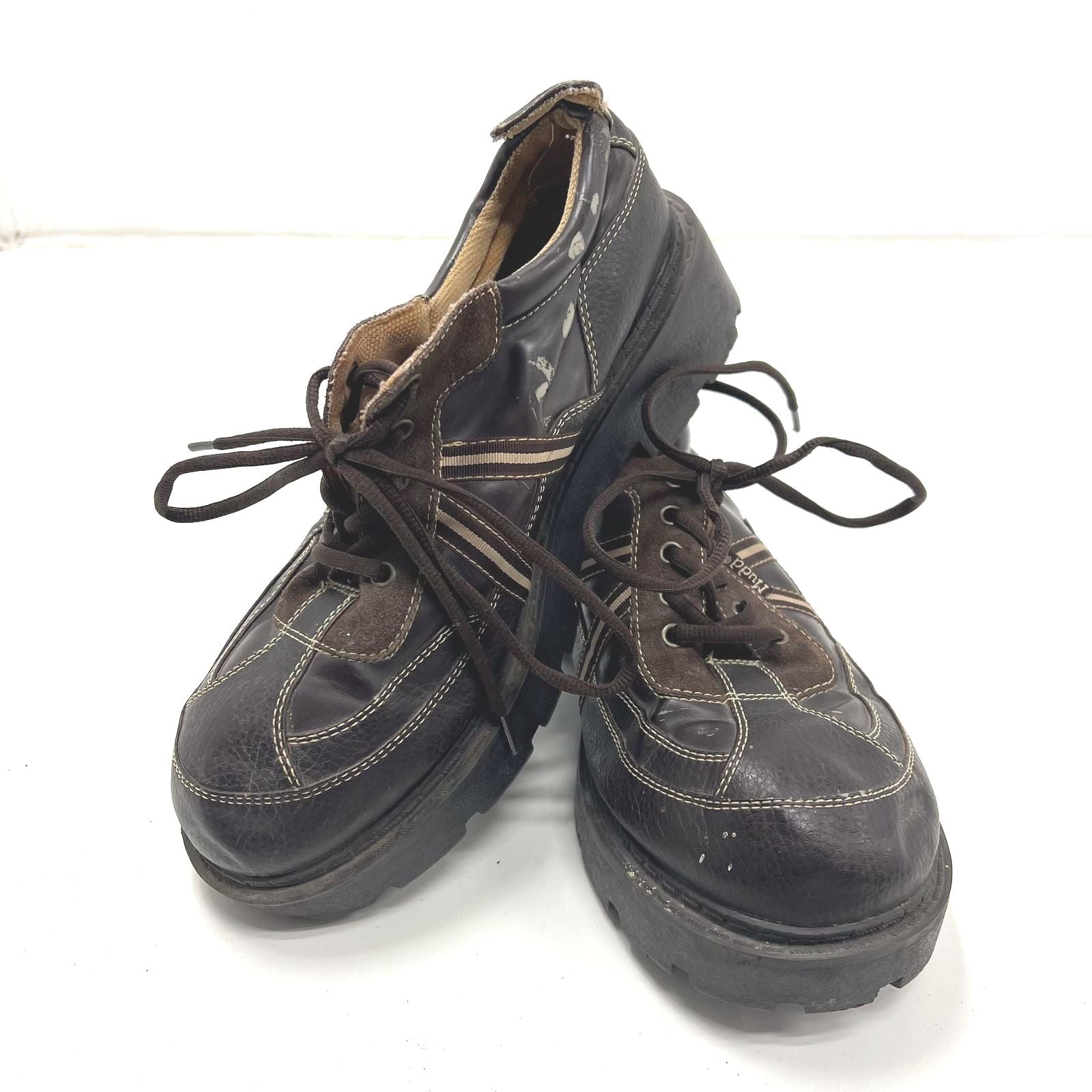 Y2K Mudd Jeffery Platform Loafer Casual Shoe Women 11M Brown
