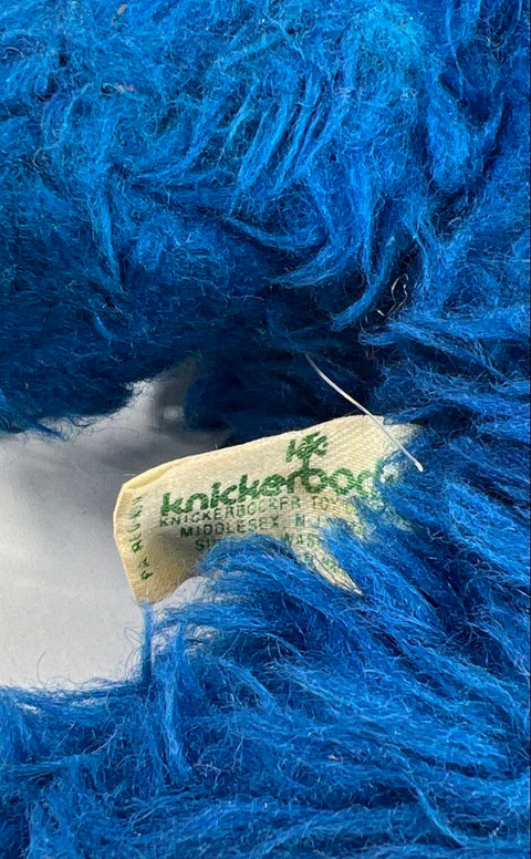 Vintage 1980s Sesame Street Plush Lot 3 Cookie Monster Oscar Big Bird Muppets