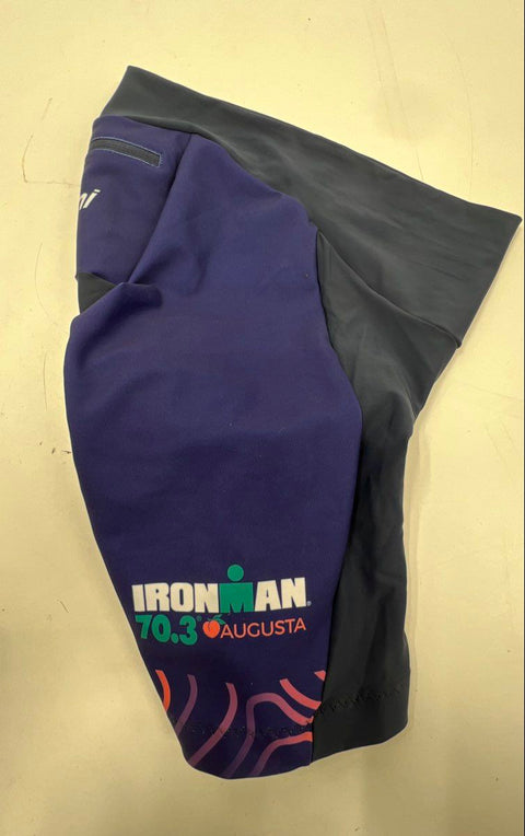 Santini Ironman 70.3 Augusta Padded Cycling Bike Shorts Blue Made in Italy Sz M