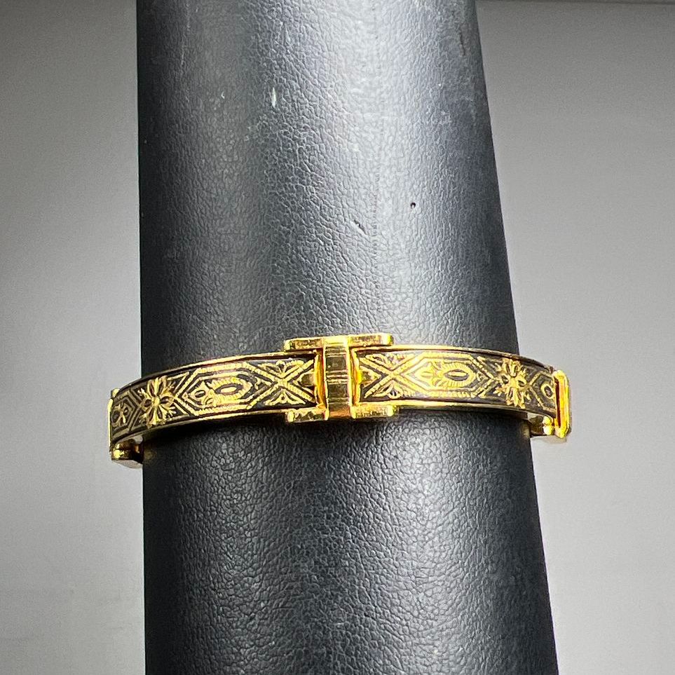 Gold Plated Damascene Bracelet 18g