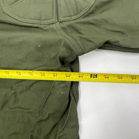 Vintage Creighton Inc Olive Green Padded Shooting Field Jacket Coat Men's L