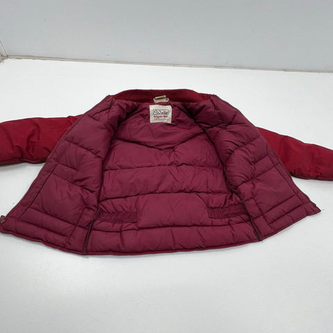 Vintage 80s Walls Burgundy Blizzard-Pruf Down Puffer Jacket Coat Men's 36 S