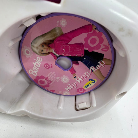 Vintage 1999 Barbie Dance With Me Talking Boombox CD Player Radio KIDdesigns