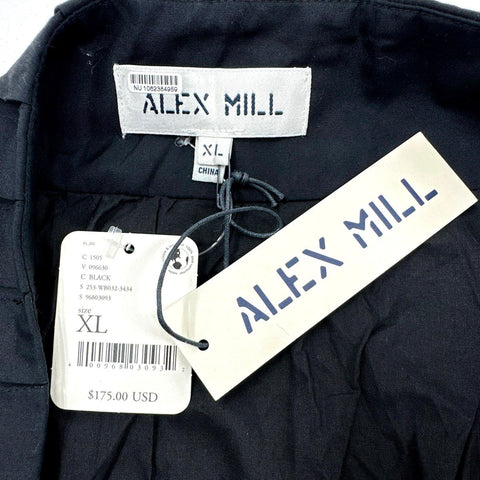 Alex Mill Women's Black Pleated Mini Skirt NWT Sz XL