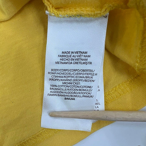 Polo Ralph Lauren Boys' Polo Bear T-Shirt Yellow Skier Graphic XL (18-20)