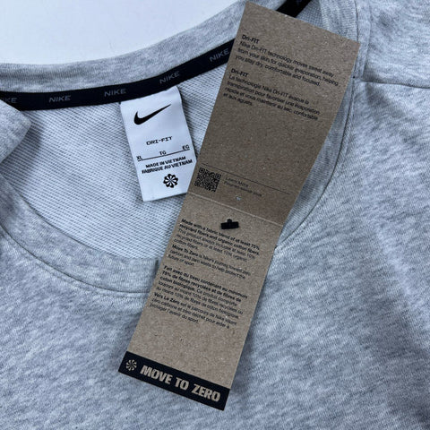 Nike Men's Gray Baseball Dri-FIT Sweatshirt Embroidered #42 Patches Sz XL