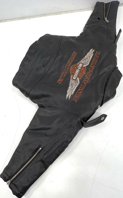 Harley-Davidson Kids Clothing Lot Moto Jacket Denim Jumper Tee Sz 18M 4T Youth L