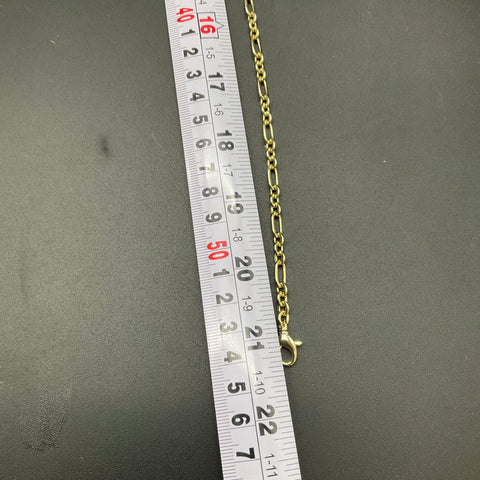 Kendra Scott Gold Tone Red Enamel Link Figaro Chain Necklace 21 Inch