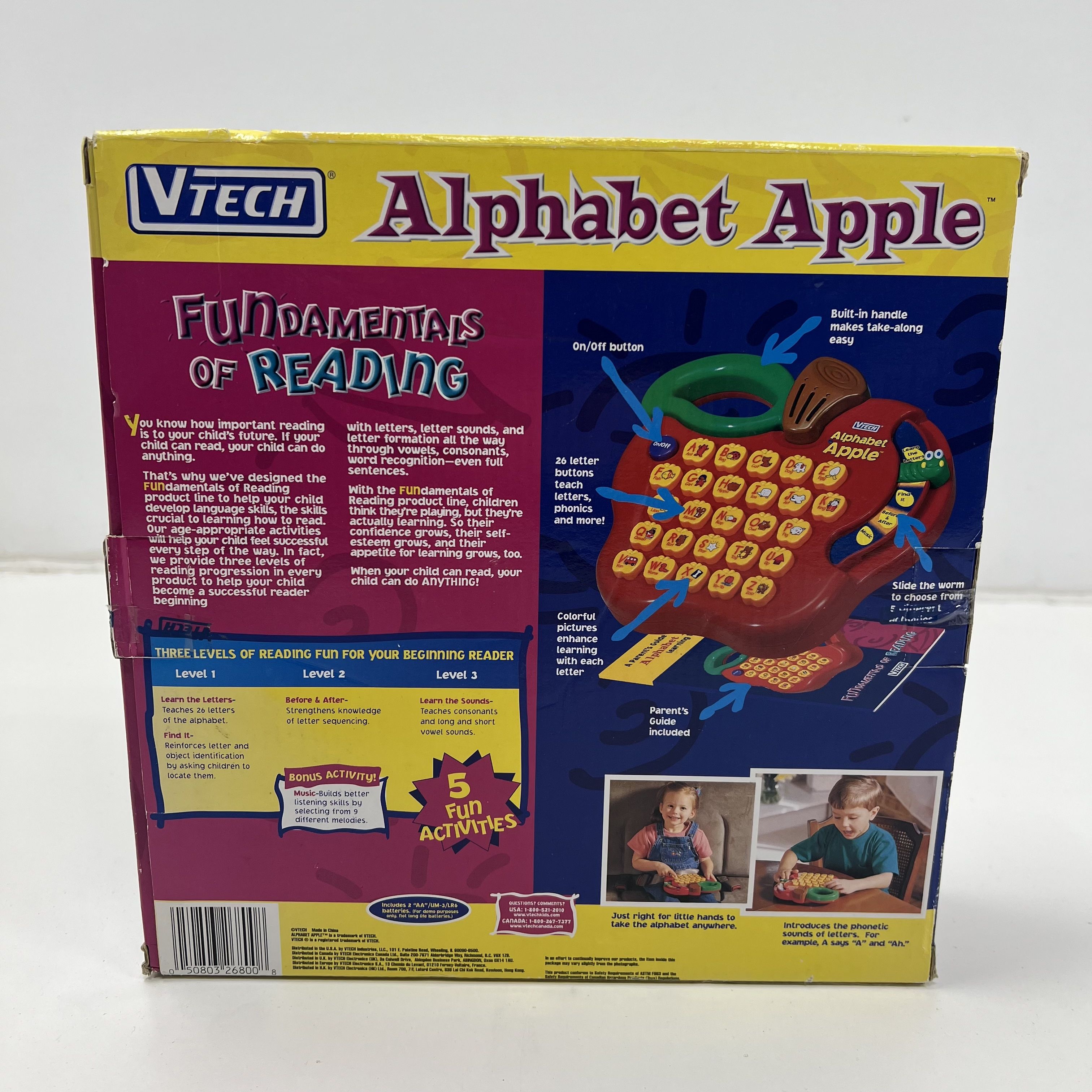 NIB VTECH Alphabet Apple Fundamentals of Reading