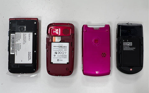 Mixed Brand Flip Phone Lot 19 Piece Samsung LG Motorola Nokia 4lb Bag Untested