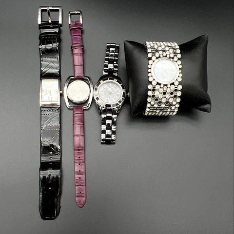 Designer Watch Lot of 4 D&G Hugo Boss DKNY Isaac Mizrahi Live Fashion Watches