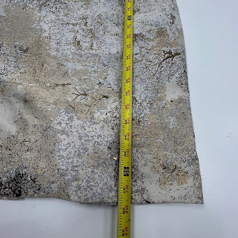 Albert Nipon Women's Dress Jacket Set Gold Metallic Brocade Sheath Size 10