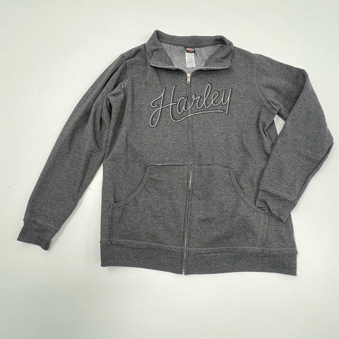 Harley-Davidson Bert's Barracuda Florida Full Zip Biker Sweatshirt Sz XL