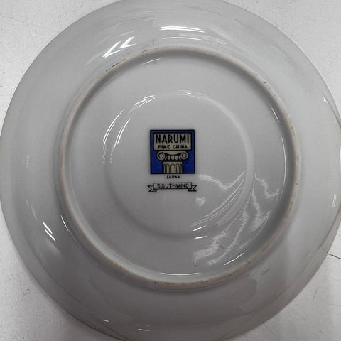 Narumi Southwind Fine China 23pc Tea Set Bamboo Pattern Cups Saucers Vintage
