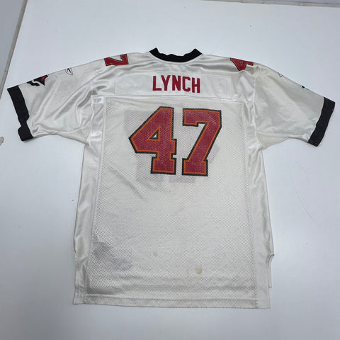 Vintage Y2K Tampa Bay Buccaneers John Lynch #47 Reebok NFL Jersey Sz L