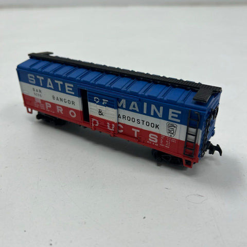 HO Scale Bangor & Aroostook BAR 5226 Boxcar State of Maine Products Model Train