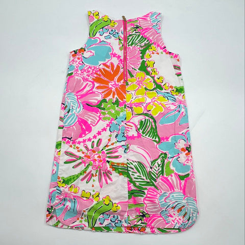 Lilly Pulitzer for Target 20th Anniversary Girls Floral Shift Dress Sz M 7/8