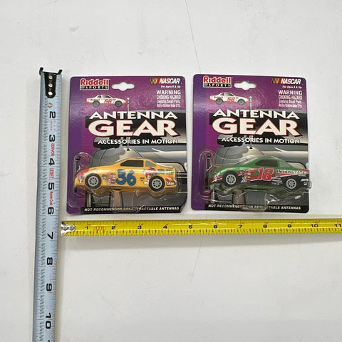 NASCAR Riddell Sports Antenna Gear Lot 2 Cars #36 Ken Schrader #18 Bobby Labonte