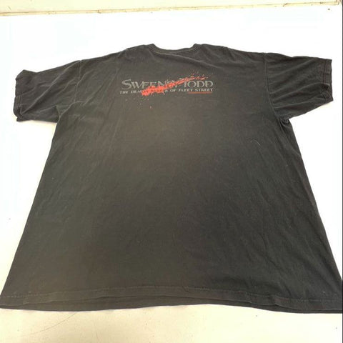 Vintage 2007 Sweeney Todd Demon Barber Movie Promo T-Shirt Double Stitch Sz XL