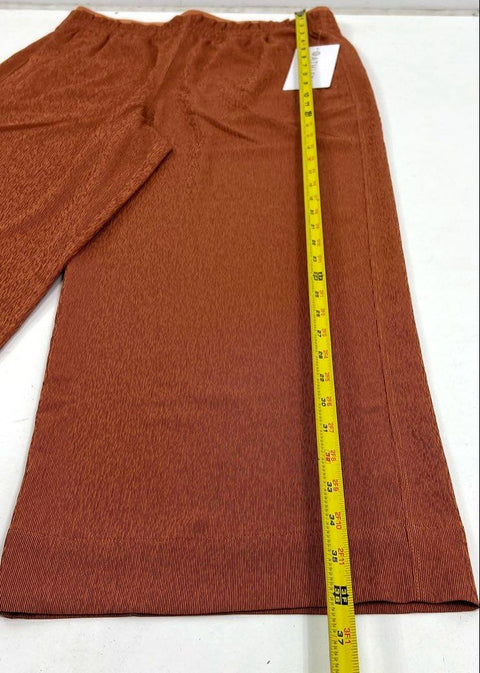 Athleta Women's Brown Echo Wide Leg Crop Pants Size 10 NWT