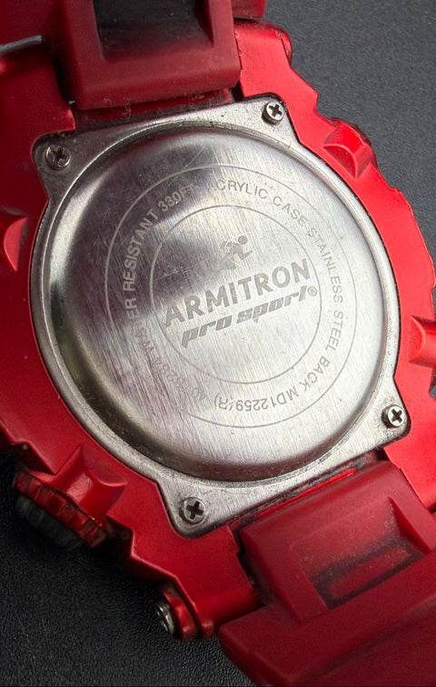 Armitron Mens Watch Lot of 4 Digital and Analog Escape Chronograph Two-Tone