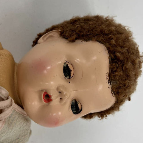 Vintage American Character Composition Bent Limb Baby Doll Sleep Eyes 13"