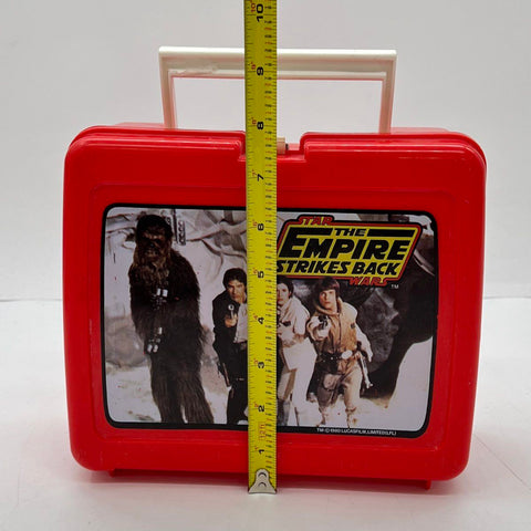 Vintage Star Wars The Empire Strikes Back Thermos Plastic Lunchbox 1980 Red