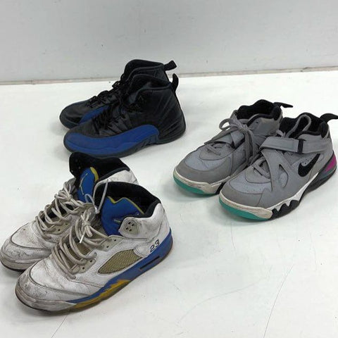 Lot of 3 Nike Air Jordan 12 5 & Air Trainer Max Sneakers Men's Size 8-8.5