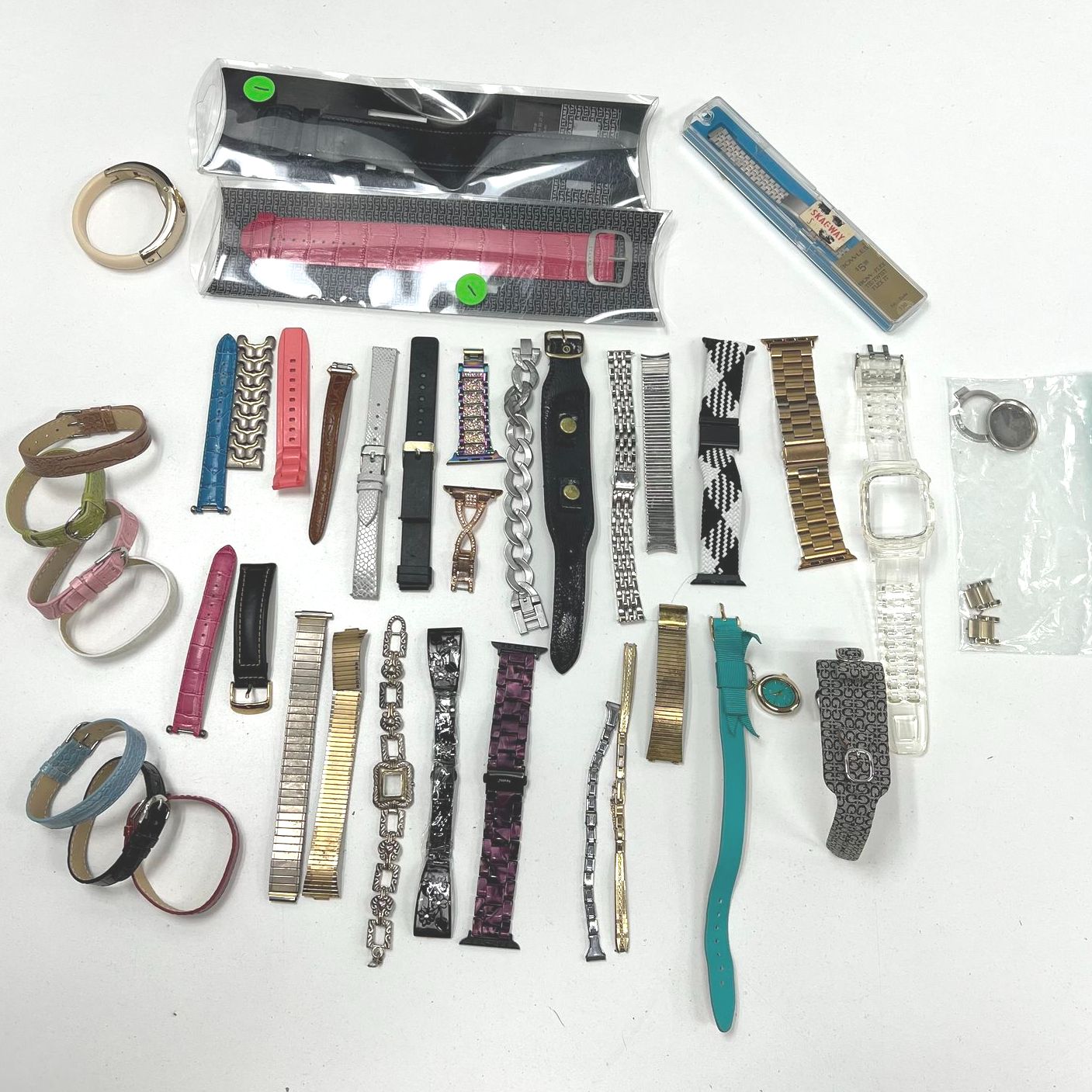 Lot For Parts Metal Plastic Watch Bands New Broken AS IS