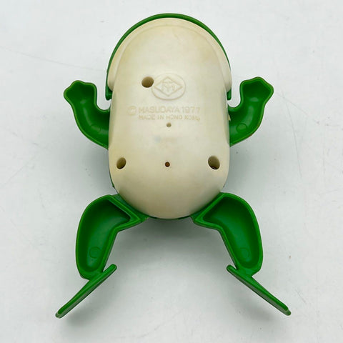 Vintage Masudaya 1977 Swimming Frog Toy Figure With Glasses Loose Hong Kong