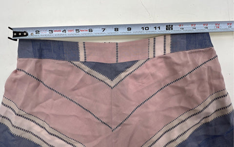 Splendid Women's Kelly Maxi Skirt Patina Stripe Chevron Pull On Sz M NWT