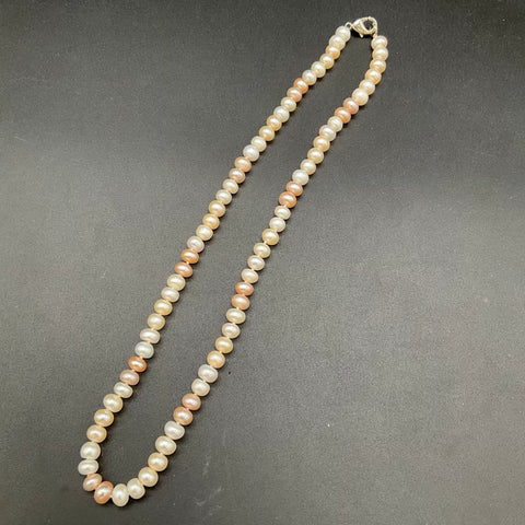 Cultured Pearl & Mother of Pearl Jewelry Lot of 6 Necklaces Bracelet Earrings