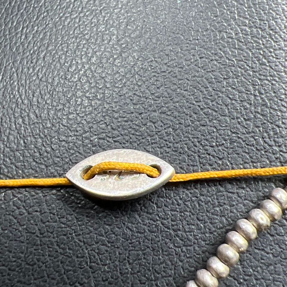 MQ Sterling Silver Beaded Necklace 12.42g