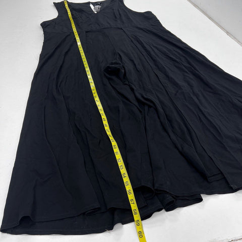 Torrid Women's Black Maxi Jumpsuit Cape Skirt Overlay Challis Sz 30 NWT