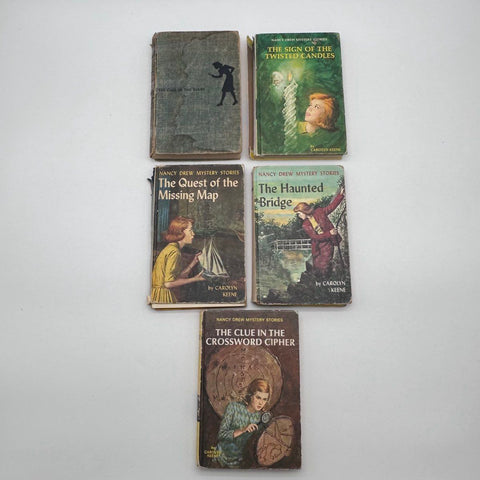Nancy Drew Mystery Stories Lot 11 Books Grosset & Dunlap Vintage Hardcovers