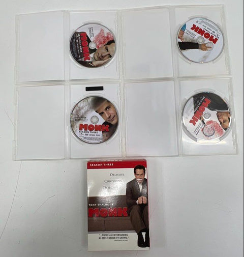 TV Series DVD Lot - 11 Sets Monk Bones True Blood Dexter Outlander