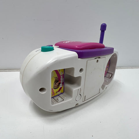 Vintage 1999 Barbie Dance With Me Talking Boombox CD Player Radio KIDdesigns