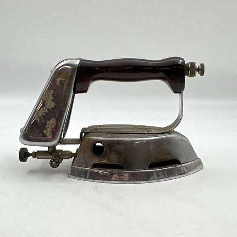 Vintage Diamond Self-Heating Gasoline Iron Chrome Metal Pressing Tool