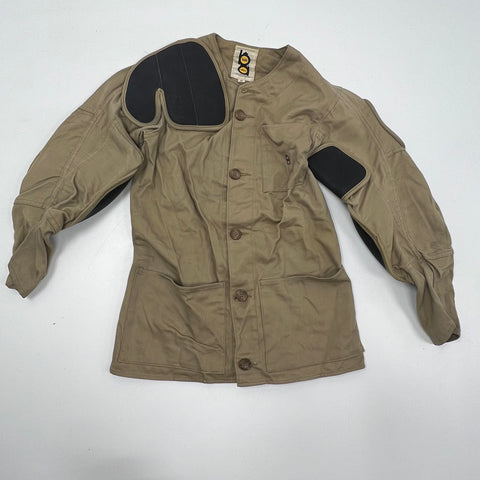 Vintage 70s Bob Allen Tan Cotton Blend Padded Shooting Hunting Jacket Men's 36
