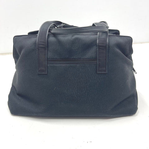 Lululemon Black Textured Canvas Tote Gym Bag Large Duffel Travel