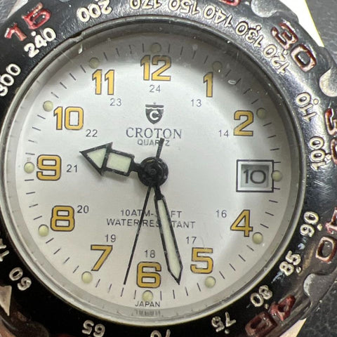 Croton Quartz 10ATM-330FT Water Resistant Analog Watch Not Working